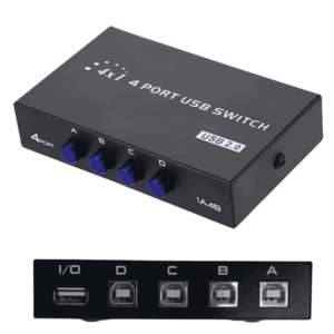 USB 2.0 Switch 4-Port USB Hub